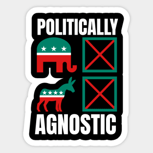 Politically Agnostic Sticker